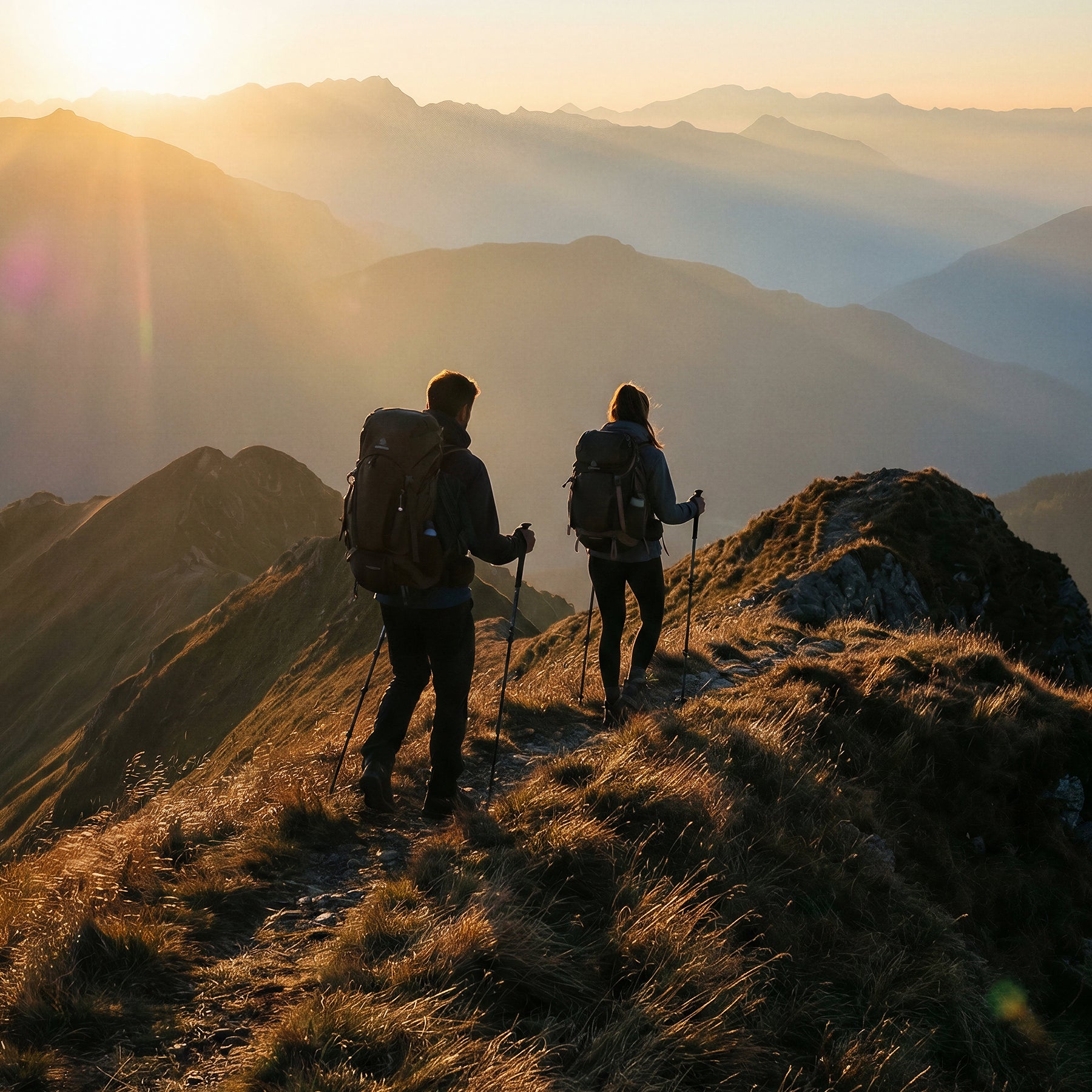 Faltbare Trekking- & Wanderstöcke aus 3K Carbon